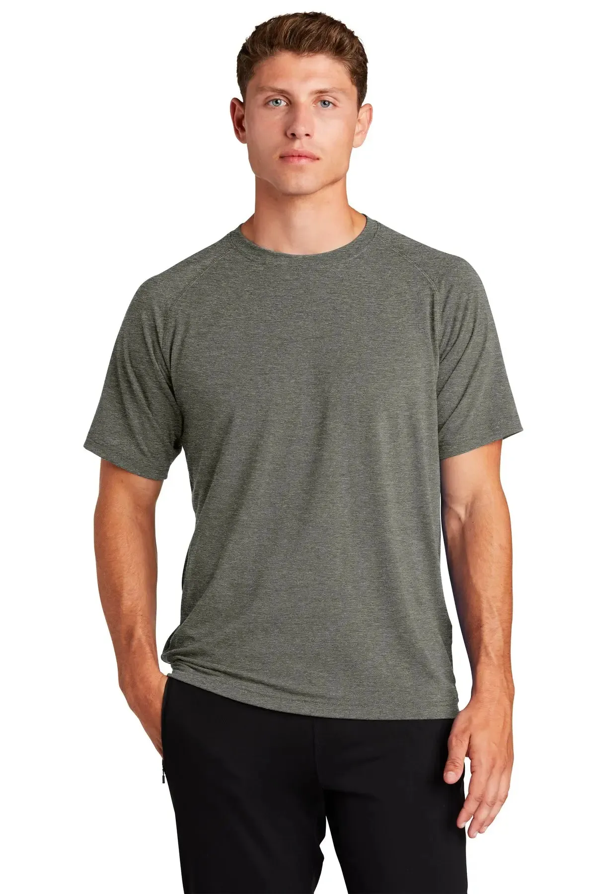 San Mar Men's Ultimate Performance Crew – Moisture-Wicking & Stretchable Comfort
