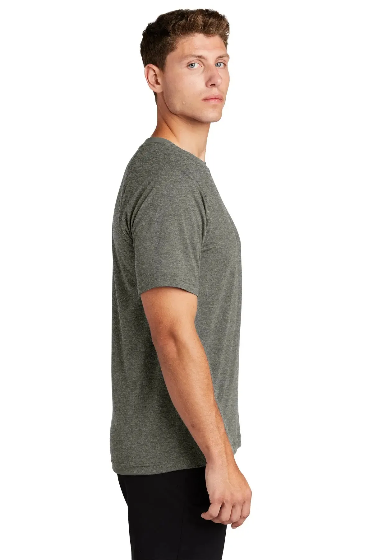 San Mar Men's Ultimate Performance Crew – Moisture-Wicking & Stretchable Comfort