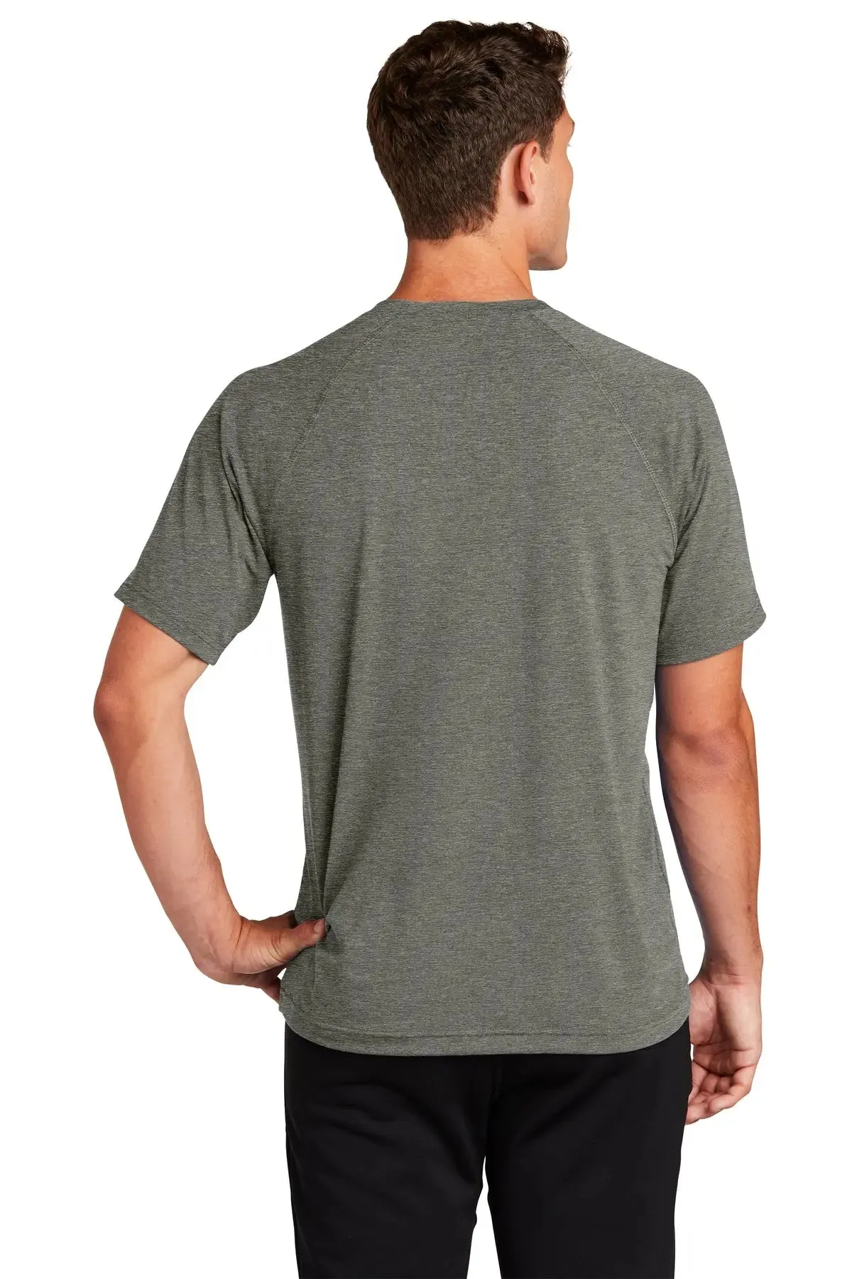 San Mar Men's Ultimate Performance Crew – Moisture-Wicking & Stretchable Comfort