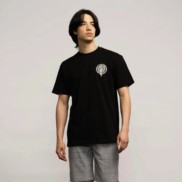 SANTA CRUZ - Roskopp Evo 2 T-Shirt - BLACK
