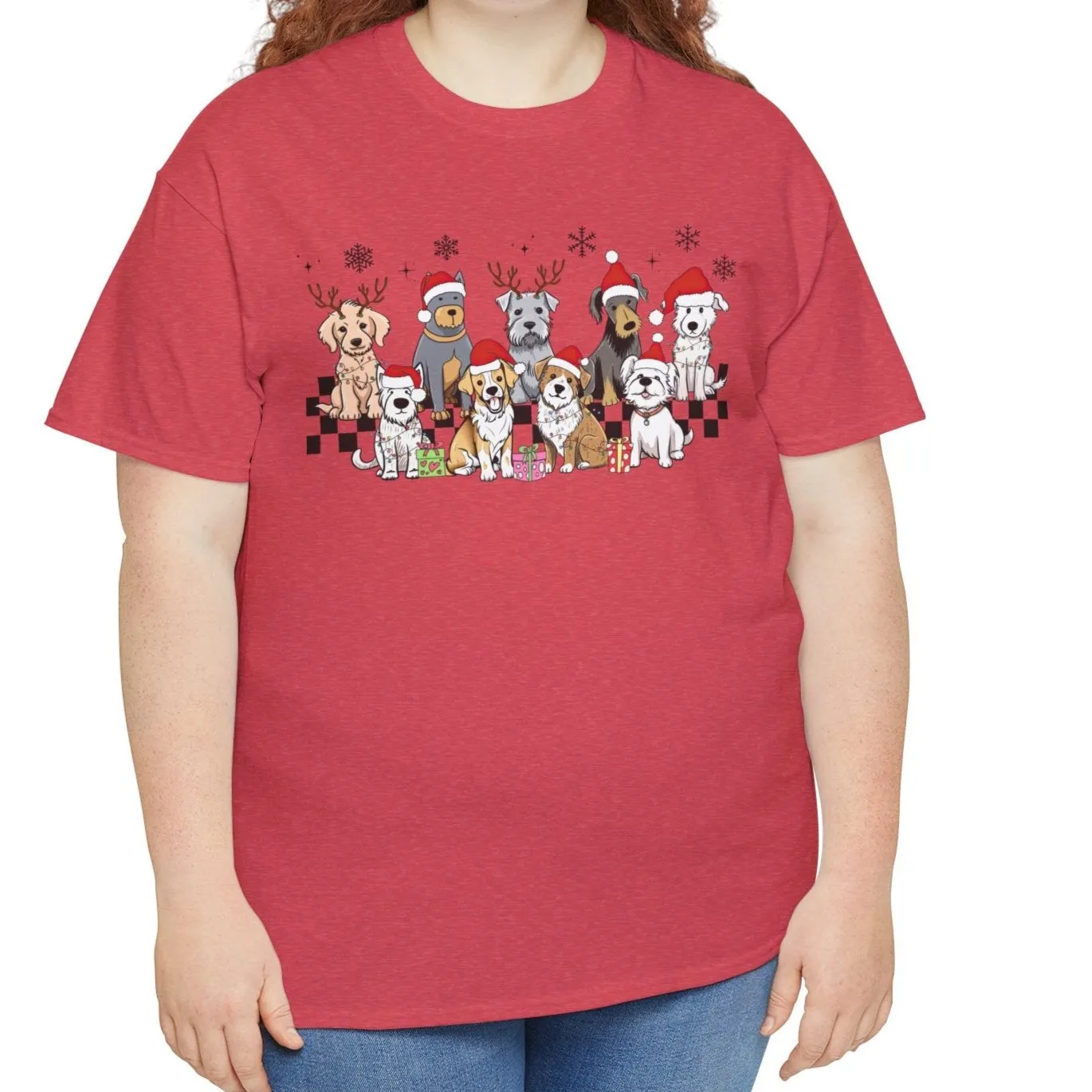Santa Dogs Christmas T-Shirt