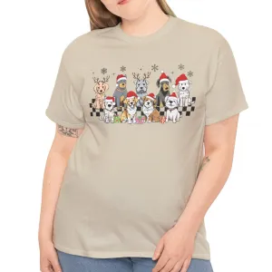 Santa Dogs Christmas T-Shirt