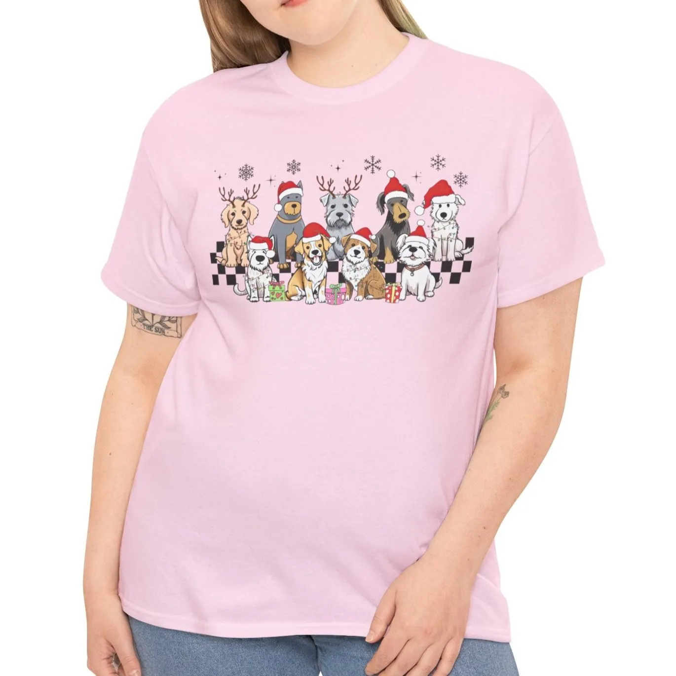 Santa Dogs Christmas T-Shirt