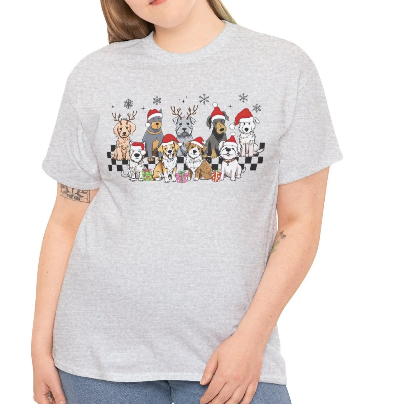 Santa Dogs Christmas T-Shirt