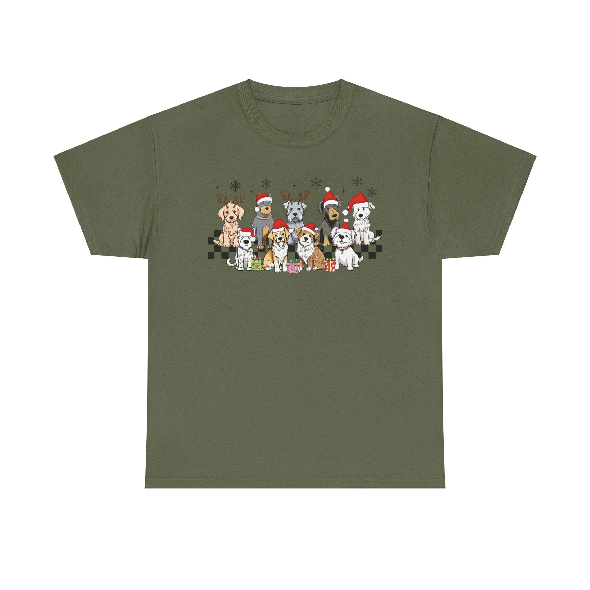 Santa Dogs Christmas T-Shirt