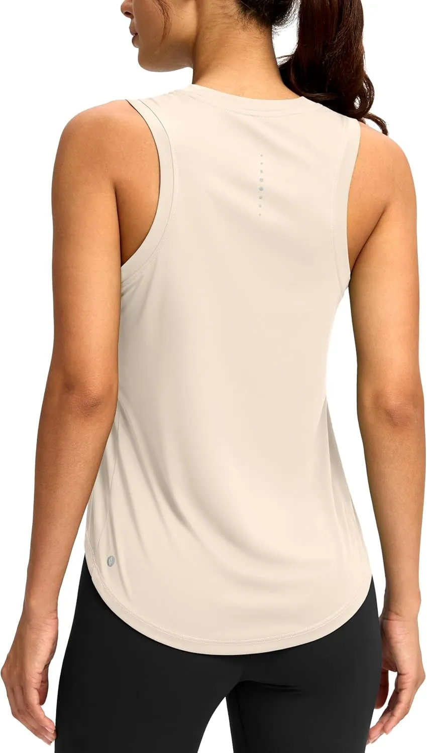 SANTINY Women's Sleeveless Workout Tops Lightweight Tennis Yoga Athletic Running Shirts Racerback Tank Tops for Women