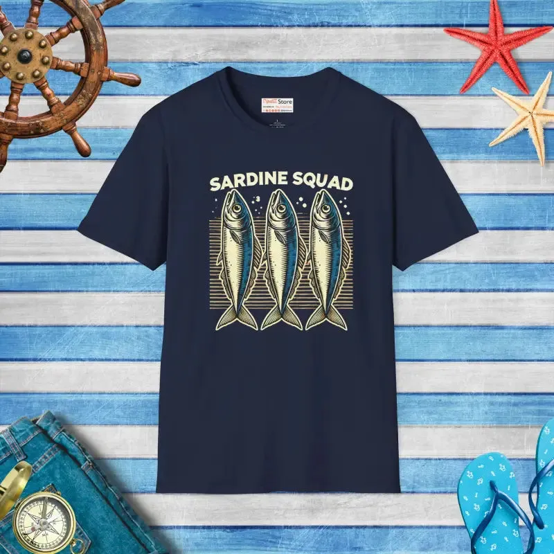 Sardine Squad Unisex Tee for Everyday Elegance
