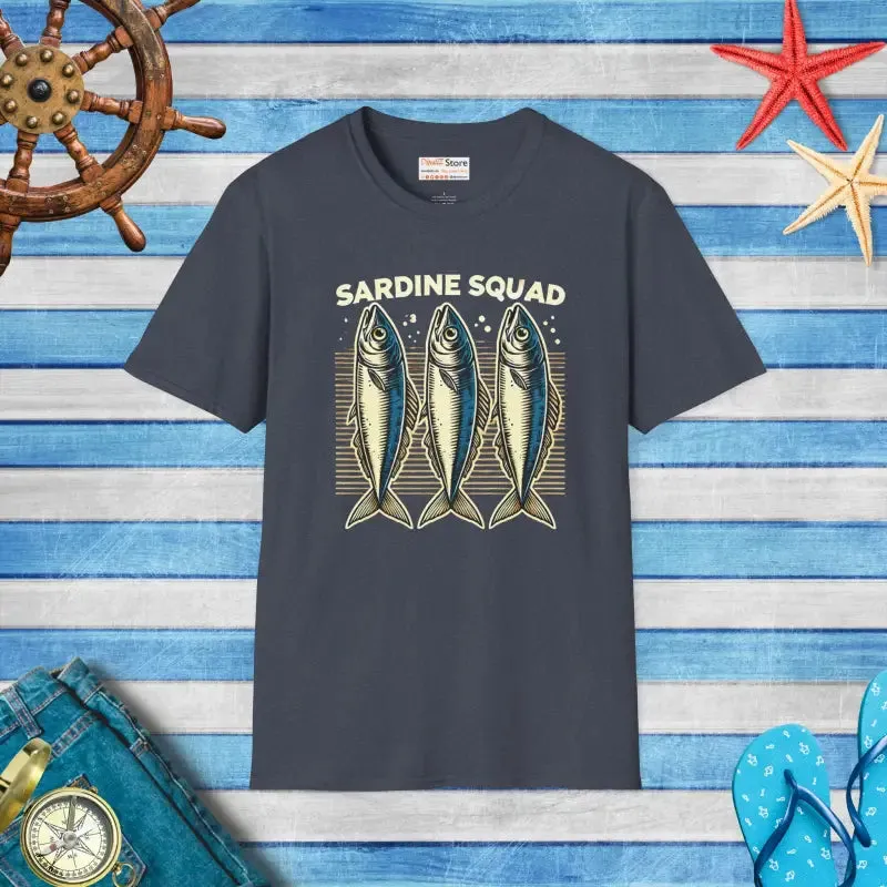 Sardine Squad Unisex Tee for Everyday Elegance