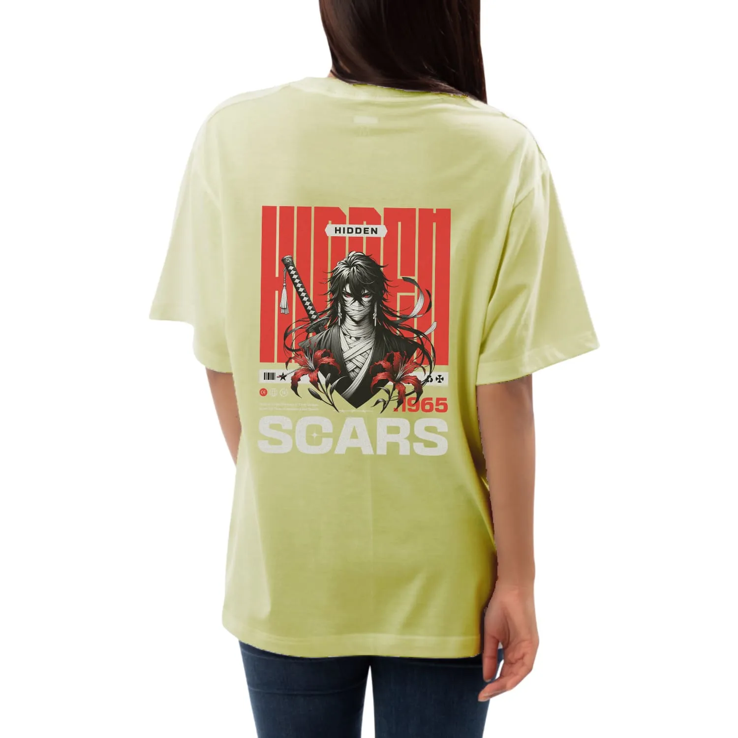 Scars Womens Oversized T-shirt