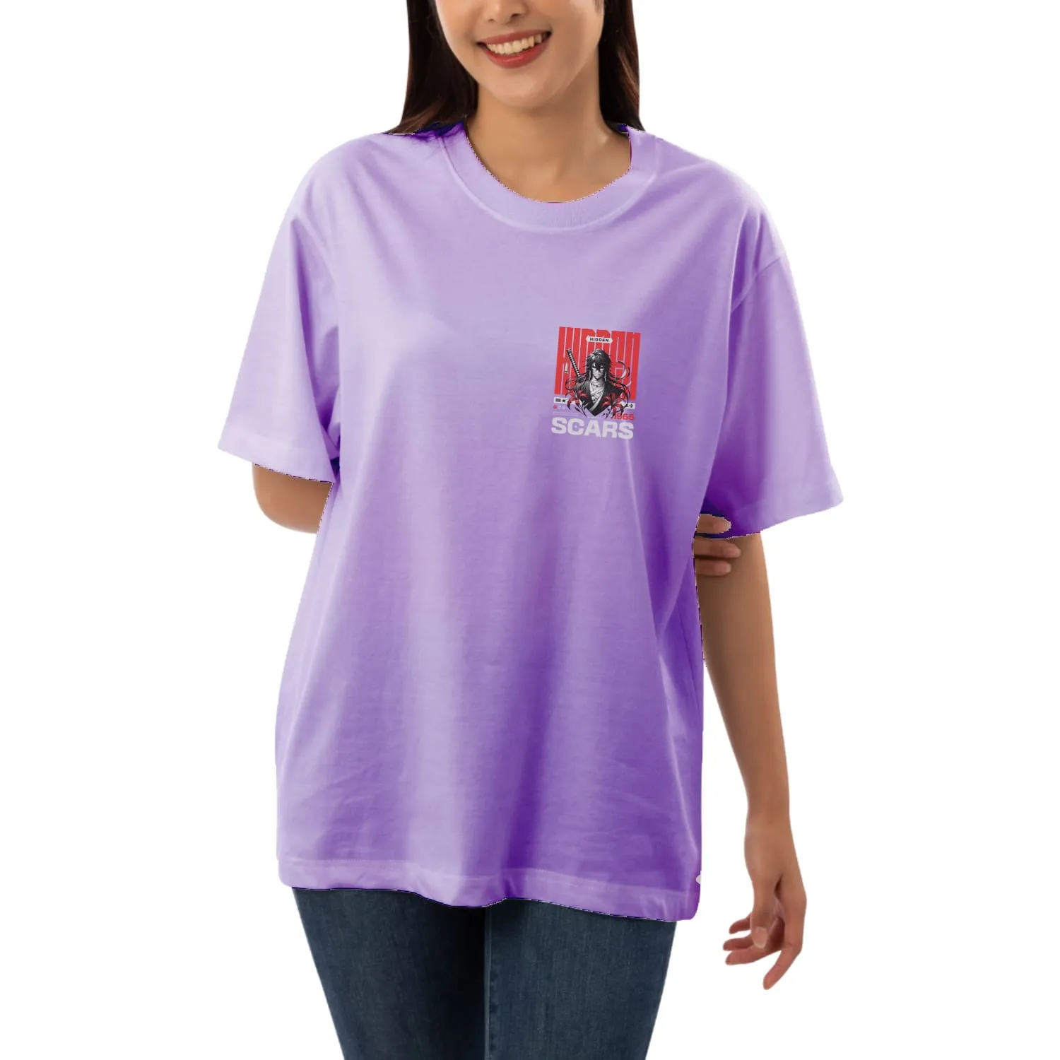 Scars Womens Oversized T-shirt