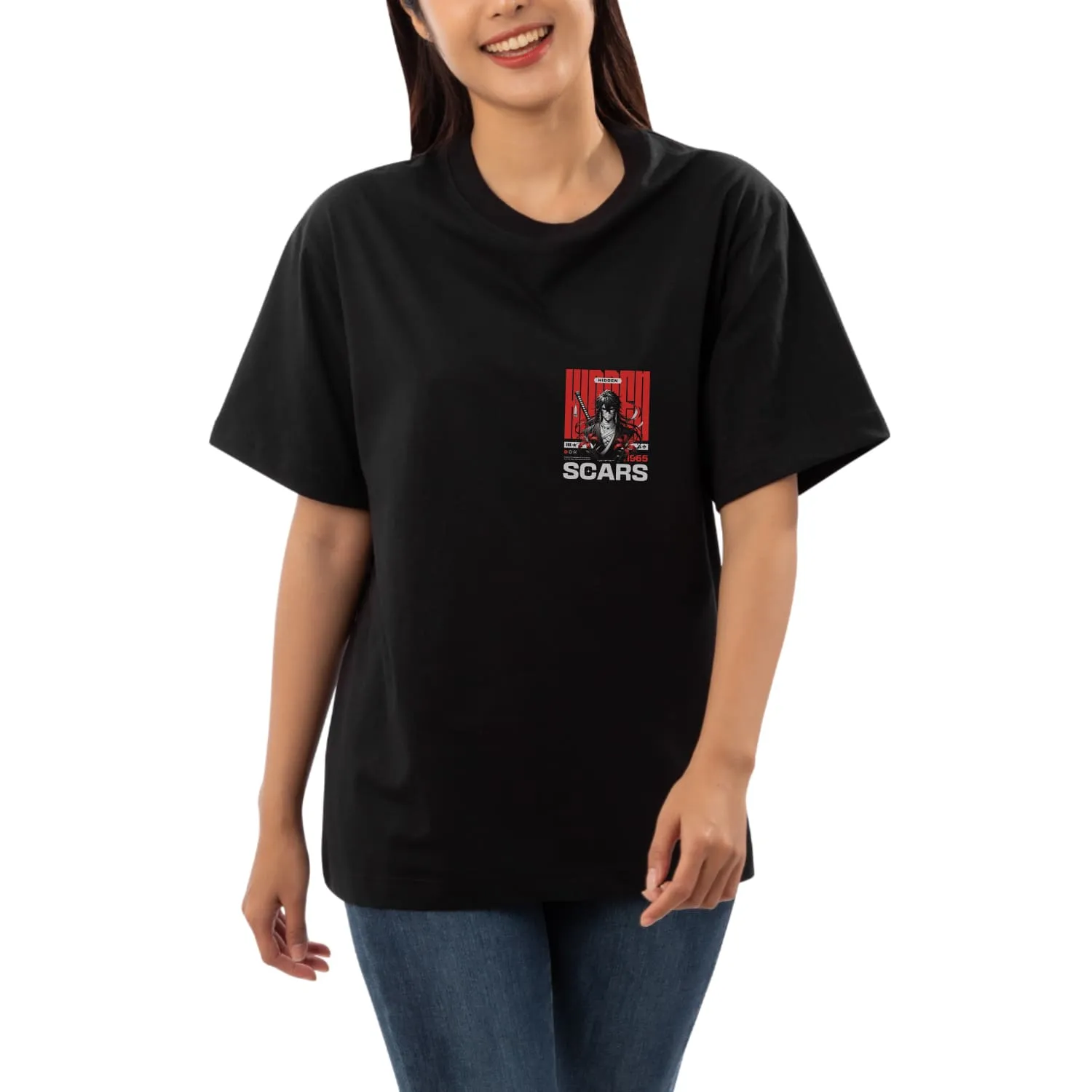 Scars Womens Oversized T-shirt