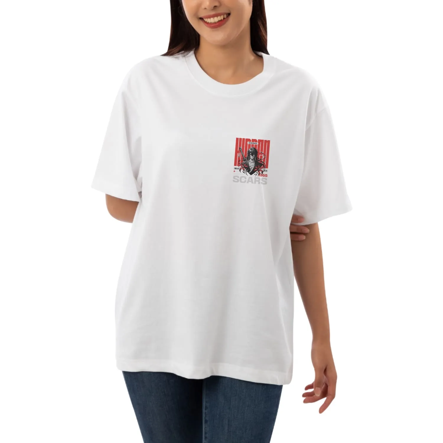 Scars Womens Oversized T-shirt