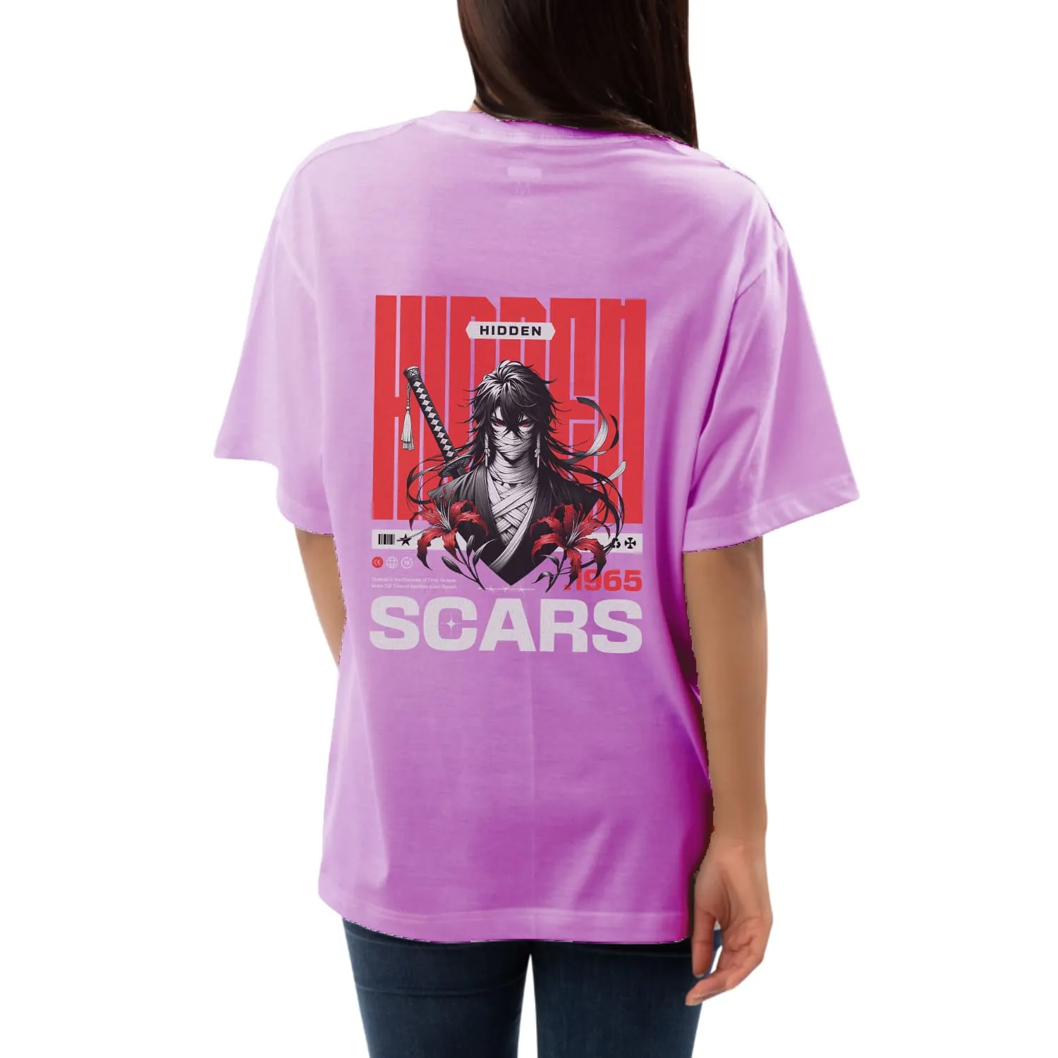Scars Womens Oversized T-shirt