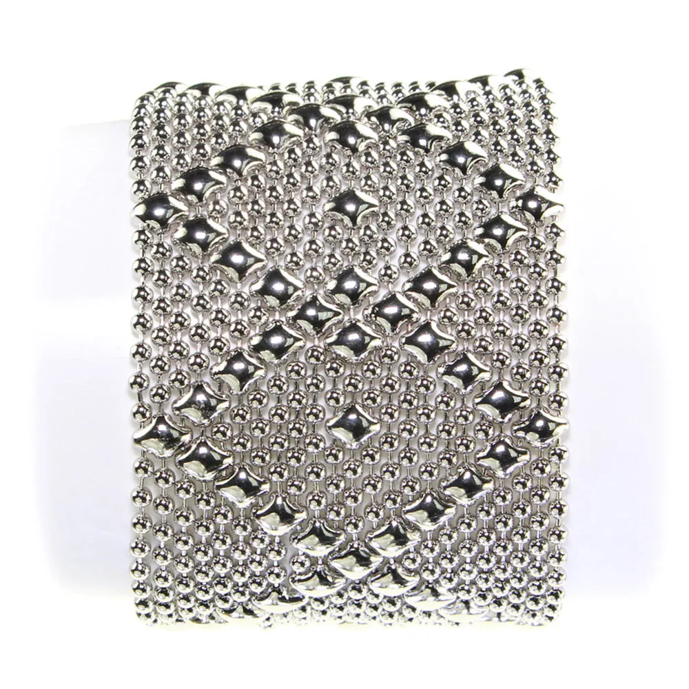 SG Liquid Metal B10-N Chrome Finish Bracelet by Sergio Gutierrez