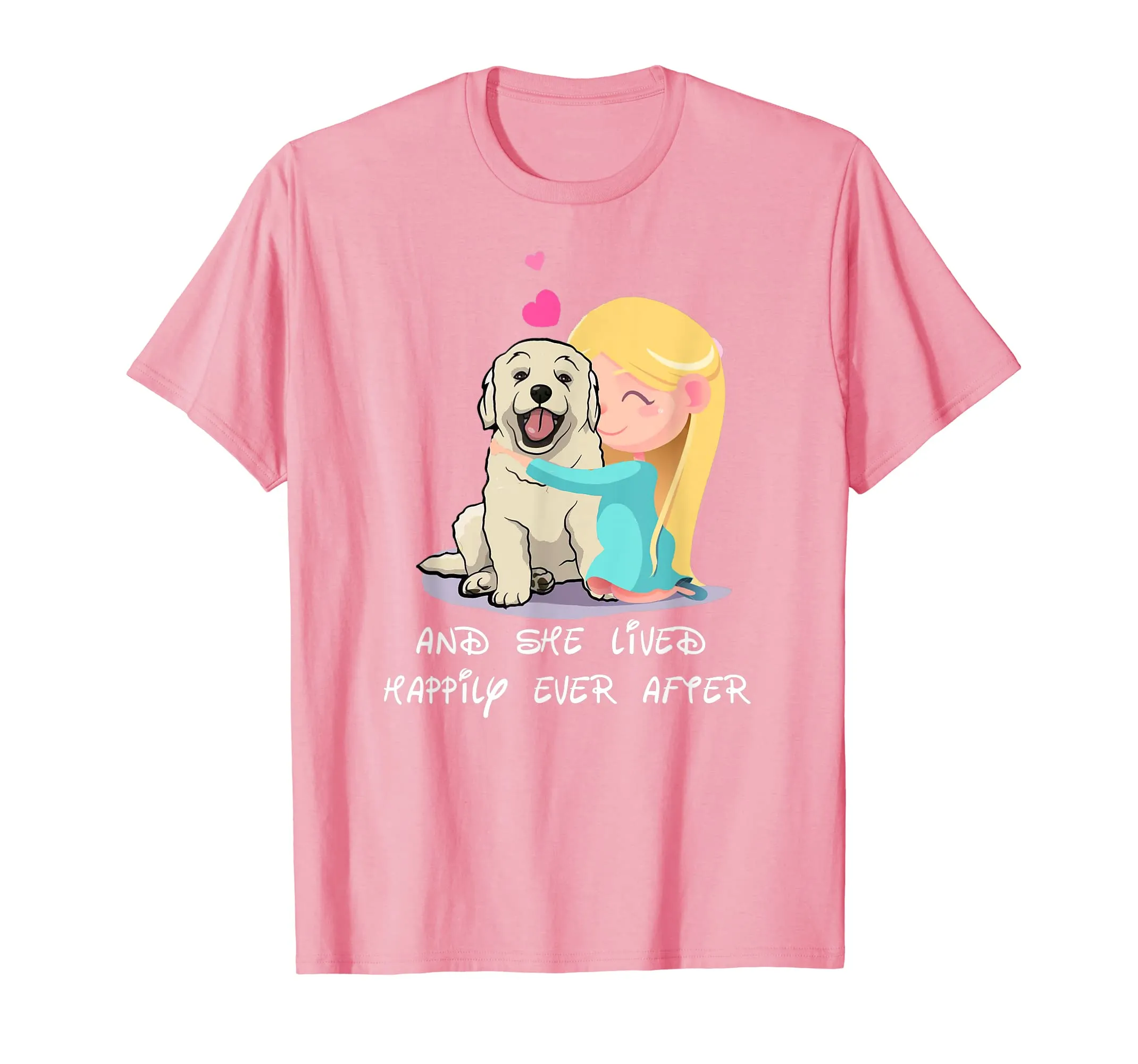 She Lived Happily Ever After Golden Retriever Mother Shirt