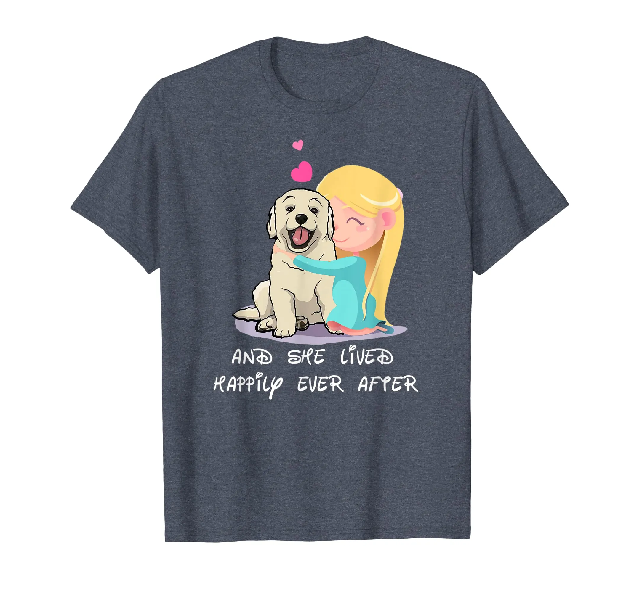 She Lived Happily Ever After Golden Retriever Mother Shirt