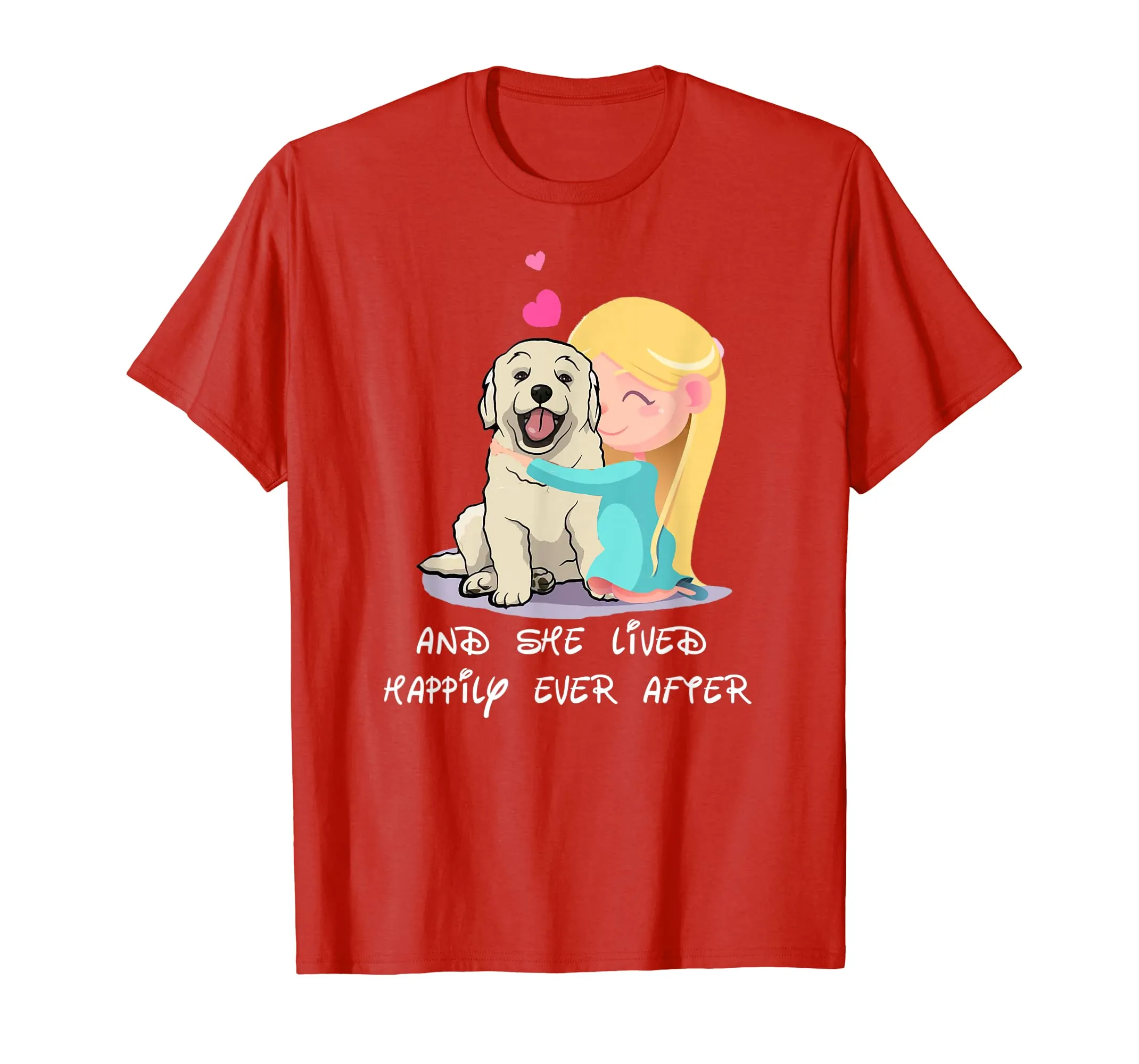 She Lived Happily Ever After Golden Retriever Mother Shirt