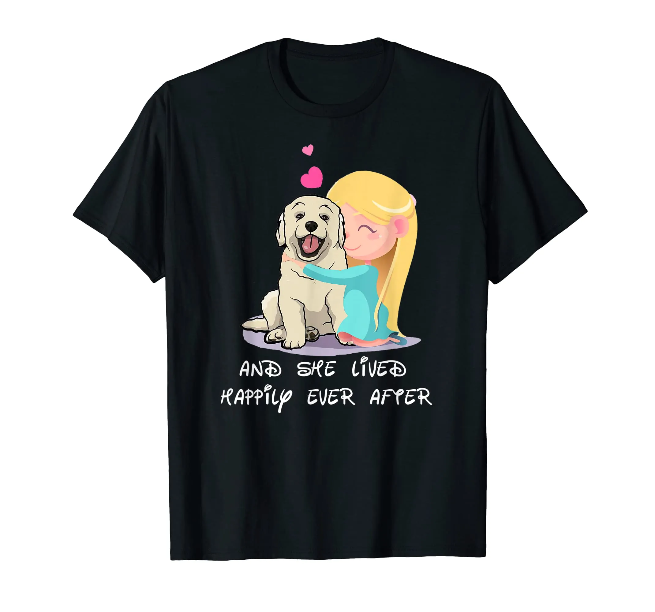 She Lived Happily Ever After Golden Retriever Mother Shirt