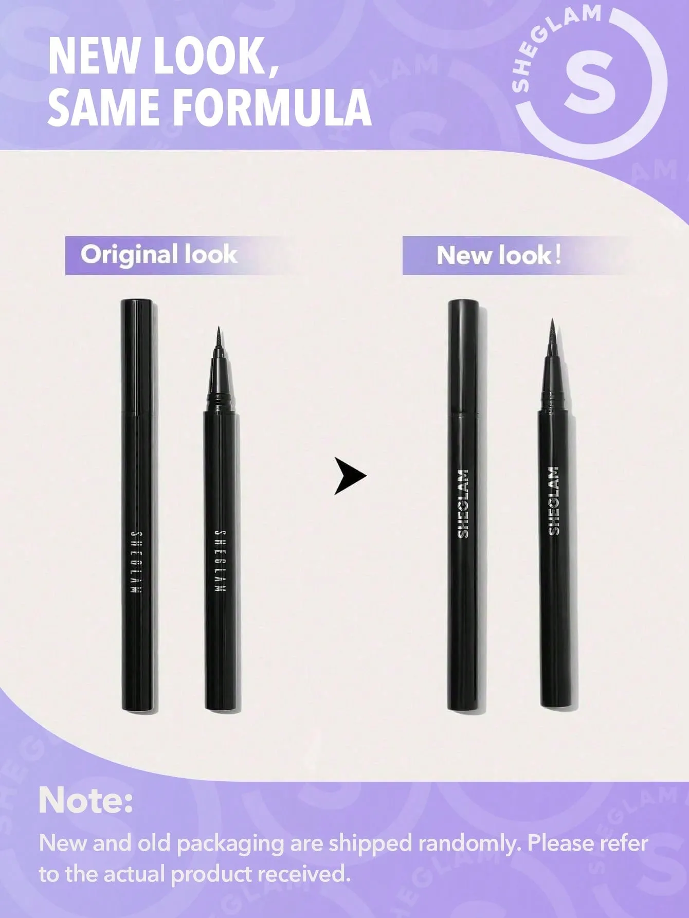 SHEGLAM On Fleek Long Lasting Liquid Eyeliner - Black  Sweat-proof Matte Eyeliner Pencil Ultra-Fine  No Smudge Silky Smooth Easy To Use Eyeliner Black Friday Party Eyeliner