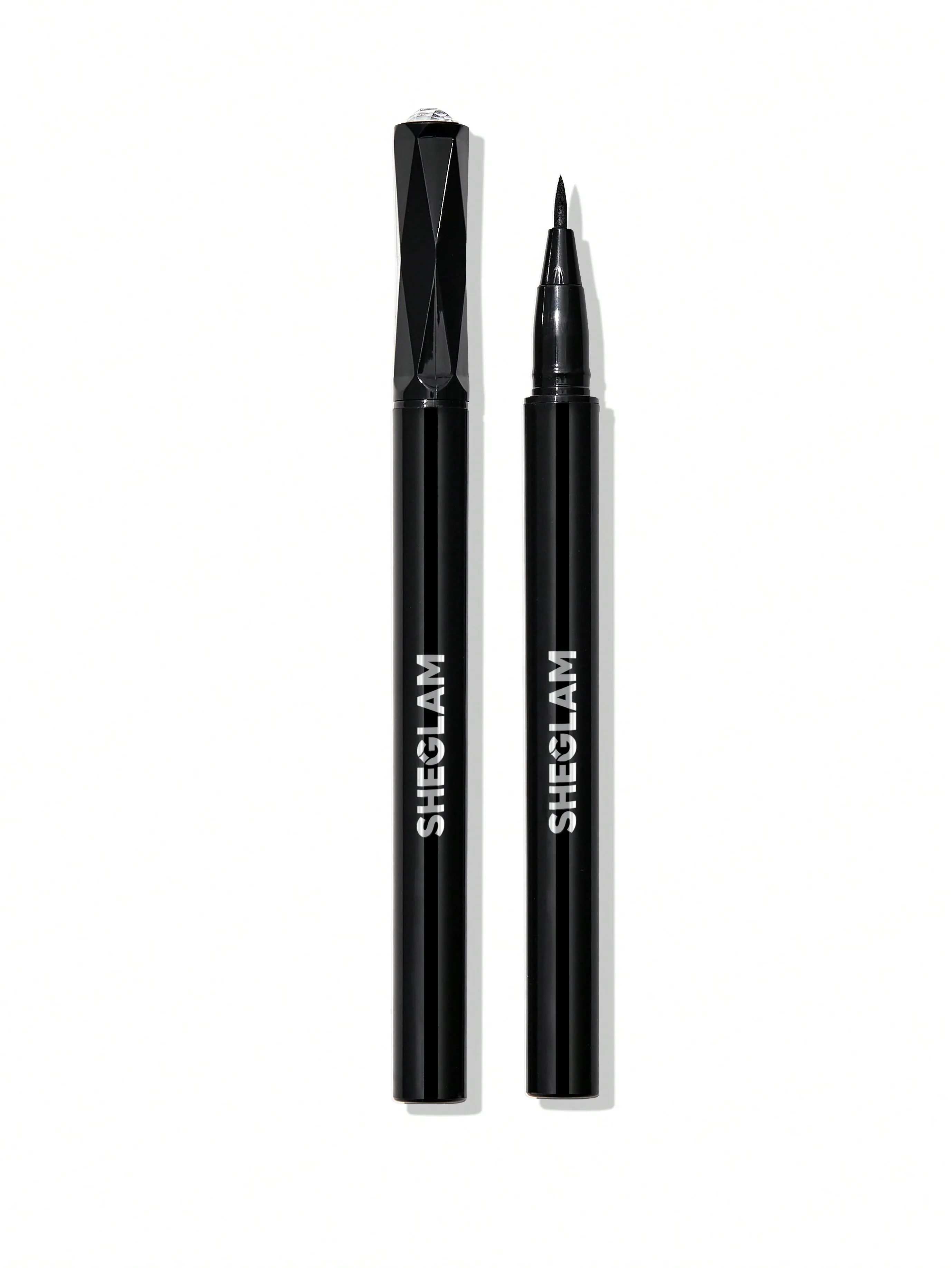 SHEGLAM On Fleek Long Lasting Liquid Eyeliner - Black  Sweat-proof Matte Eyeliner Pencil Ultra-Fine  No Smudge Silky Smooth Easy To Use Eyeliner Black Friday Party Eyeliner