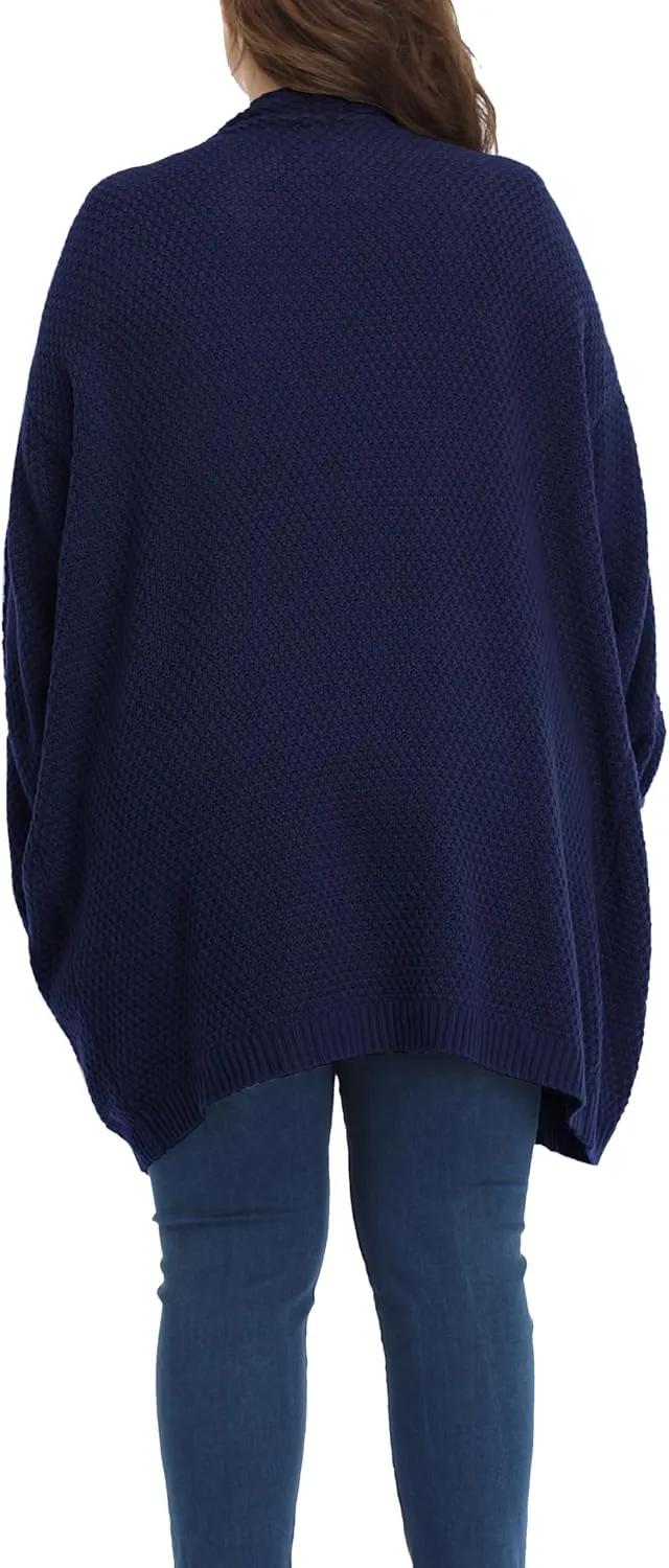 Shiaili Classic Plus Size Sweaters for Women Oversized Long Cardigans