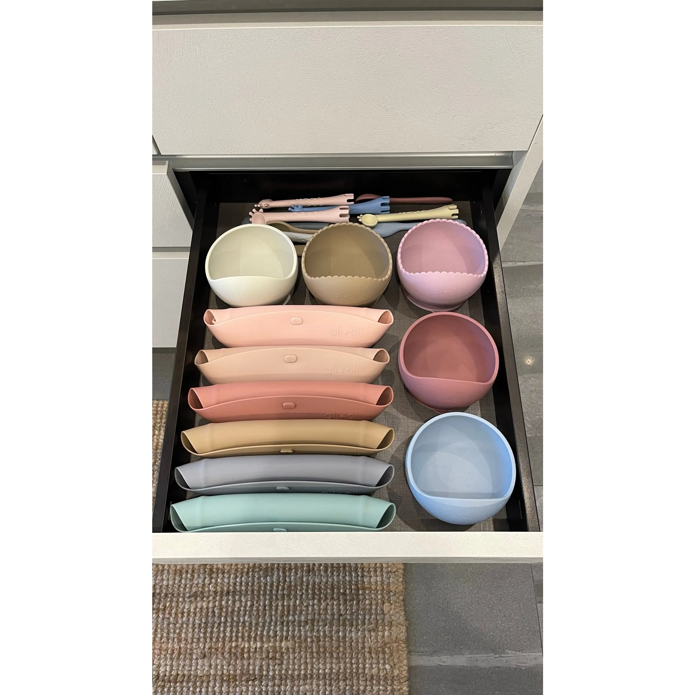Silicone Baby Bib | Soft Blush