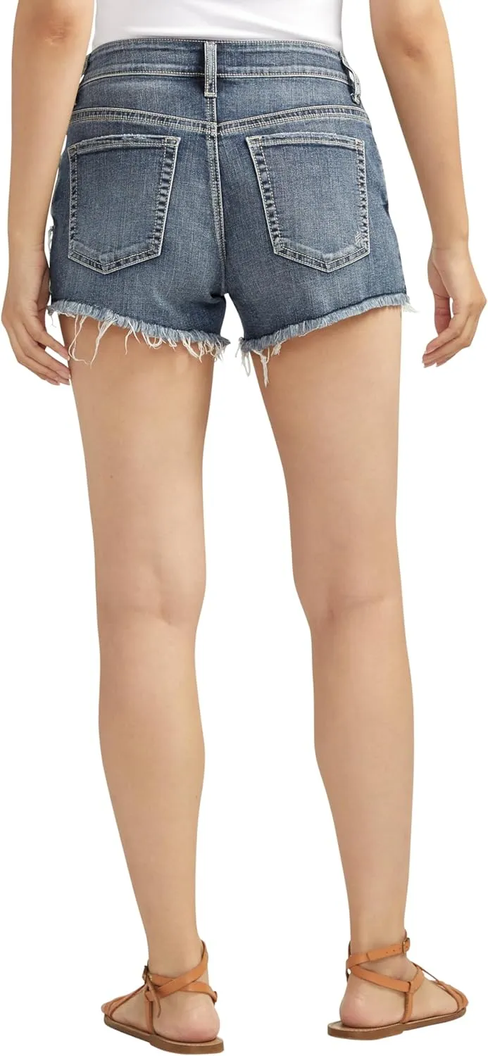 Silver Jeans Co. Women's Boyfriend Mid Rise Short
