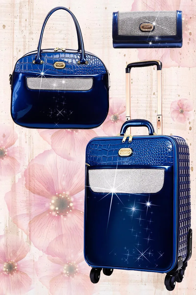 Sleek and Steady Signature 3 Pcs. Vegan Luggage Set