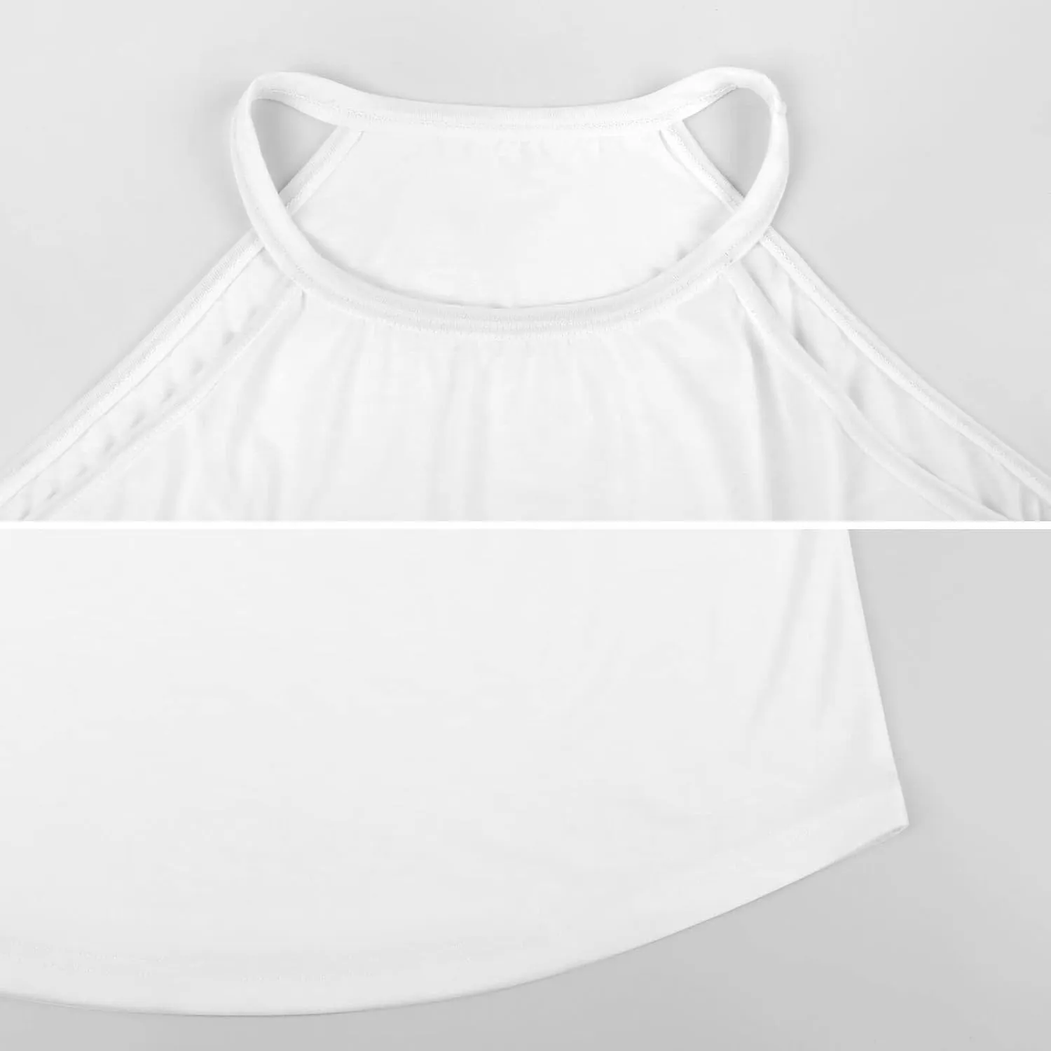 Sleeveless High Neck Tank Tops for Women, Summer Halter Camis with Soft Flowy Blouses
