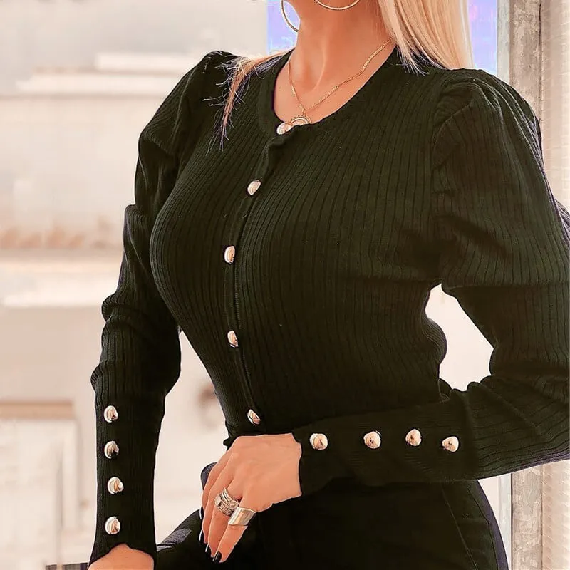 Slim Button T-shirt