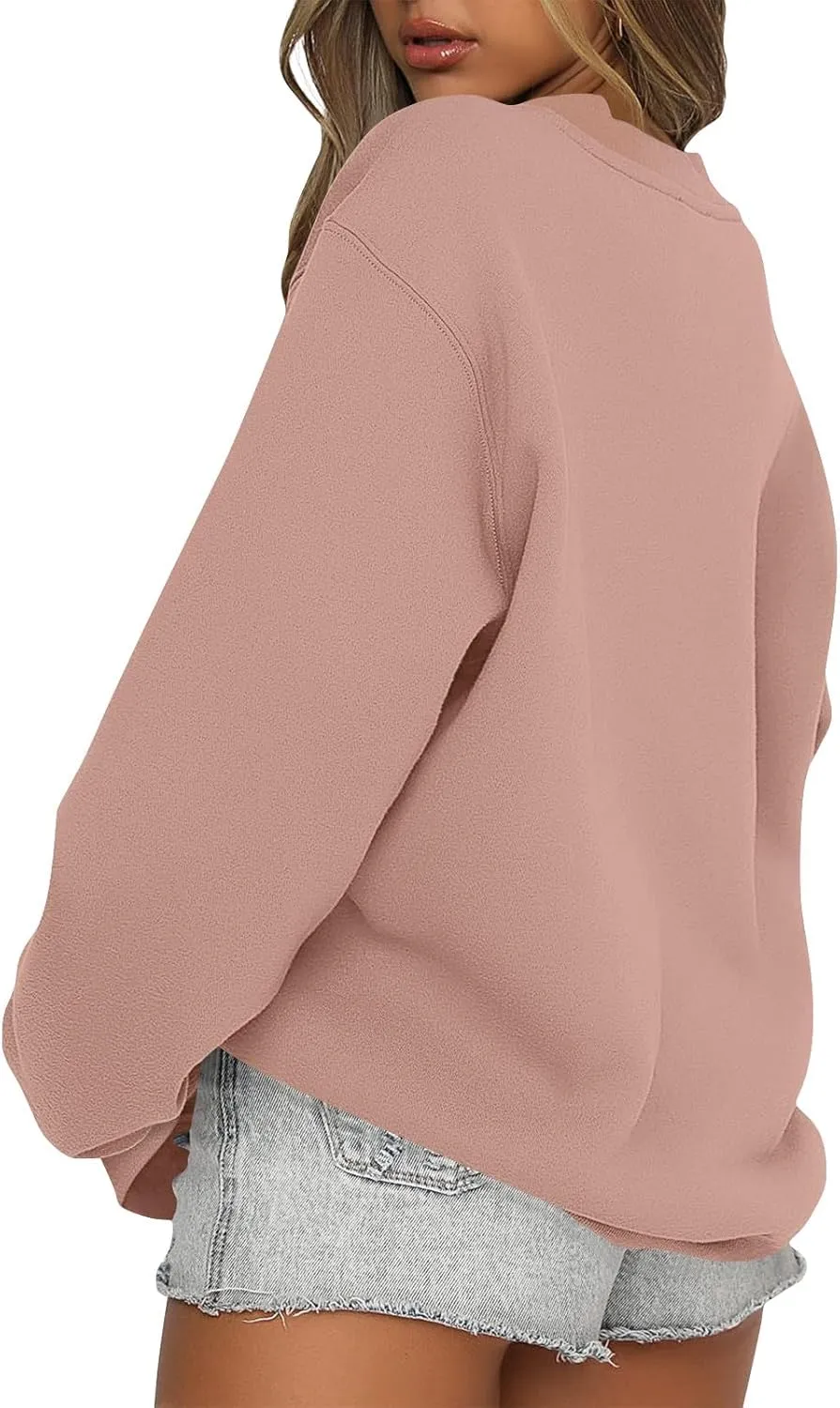 slqdgmryz Oversized Crewneck Sweatshirt Women Fall Cute Sweatshirts Loose Fit College Hoodies Y2K Long Sleeve Shirts