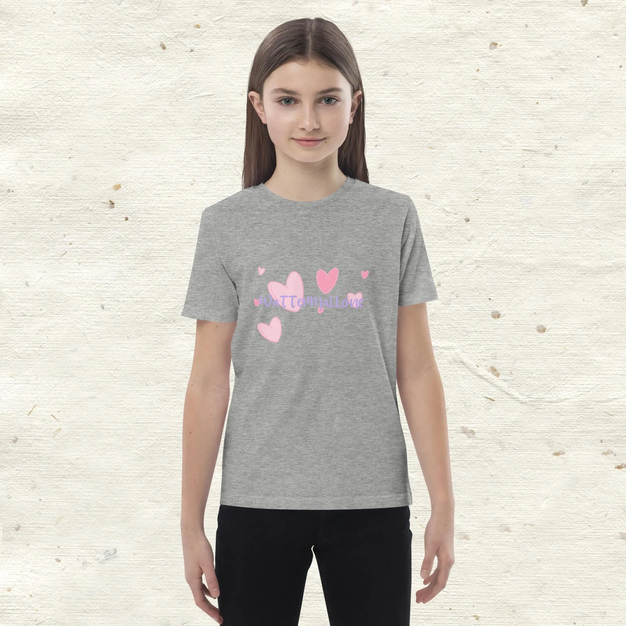 Spring Hearts Organic Cotton Kids T-Shirt