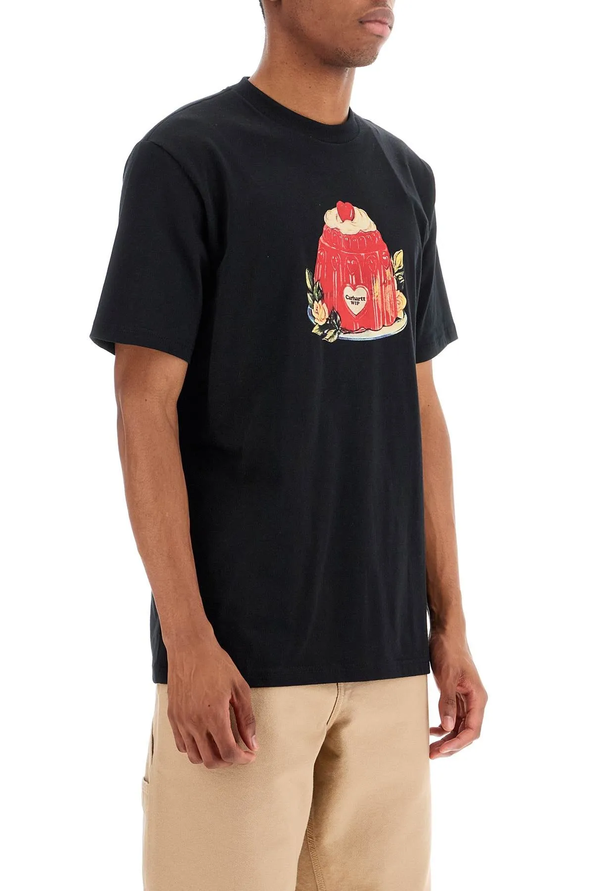 s/s pudding t-shirt I034434 BLACK