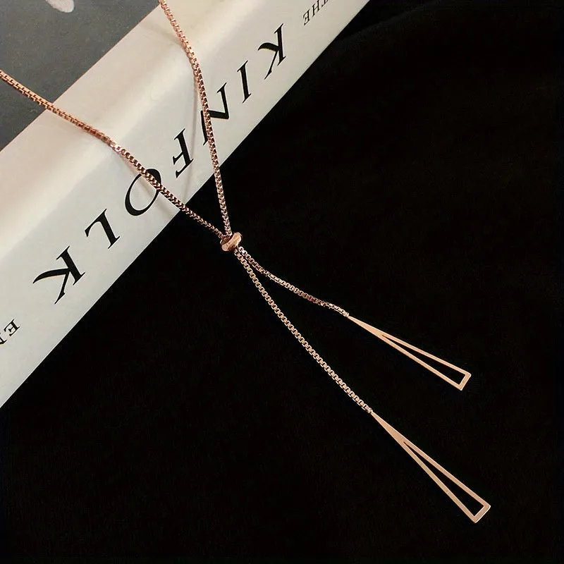 Statement Long Y Necklace Trendy Party Jewelry Gift for Her