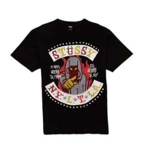 STUSSY WORLDWIDE BIKER TEE  (L)