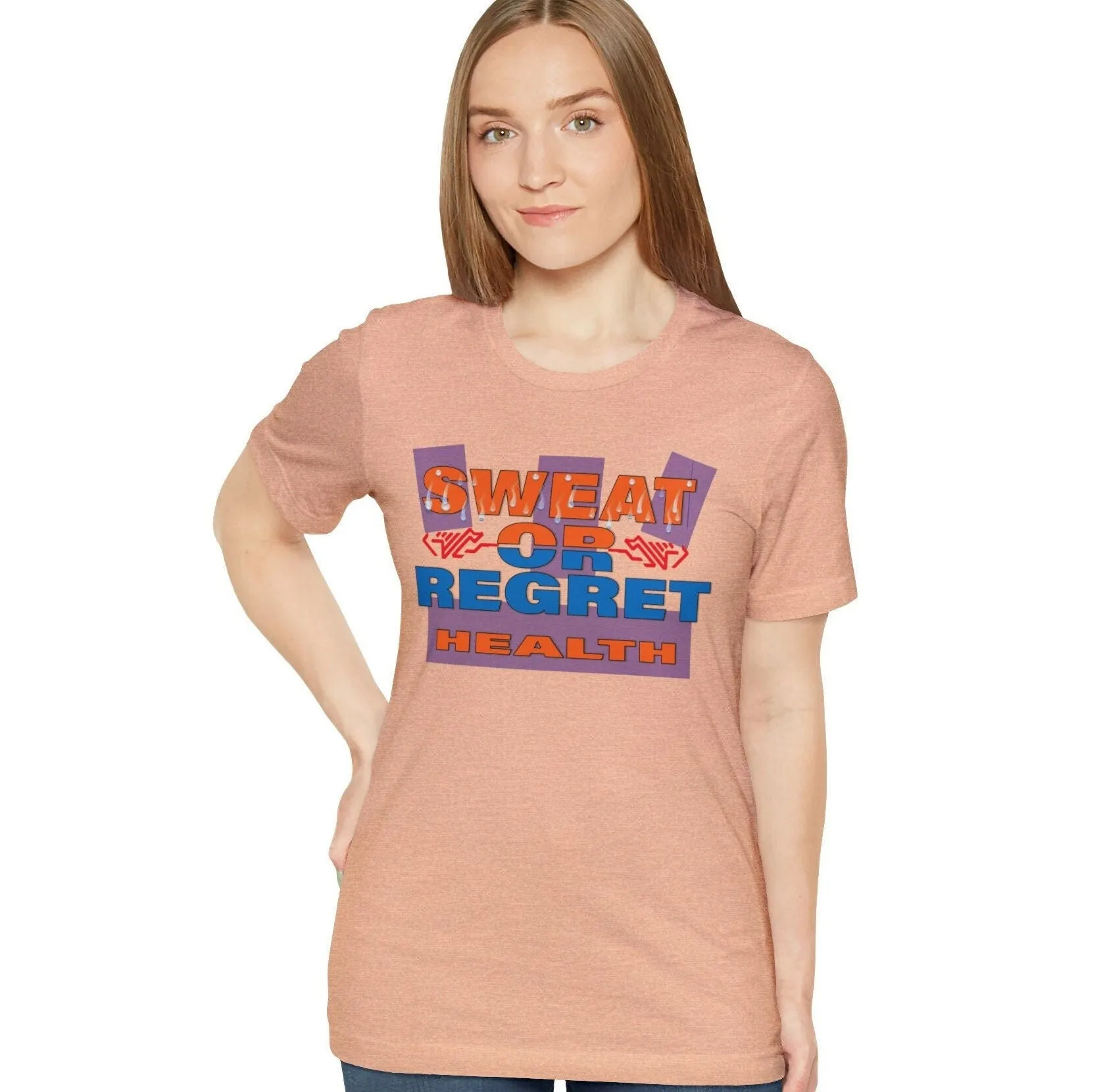 Sweat or Regret Healthy Etsy T- Shirt | Exercise and fitness | M23 Tshirt designs cute graphics summer tees