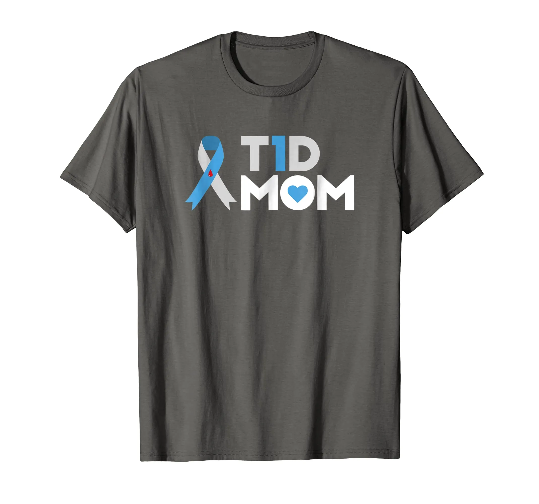 T1D Mom T Shirt Diabetes Awareness Type 1 Insulin Mother