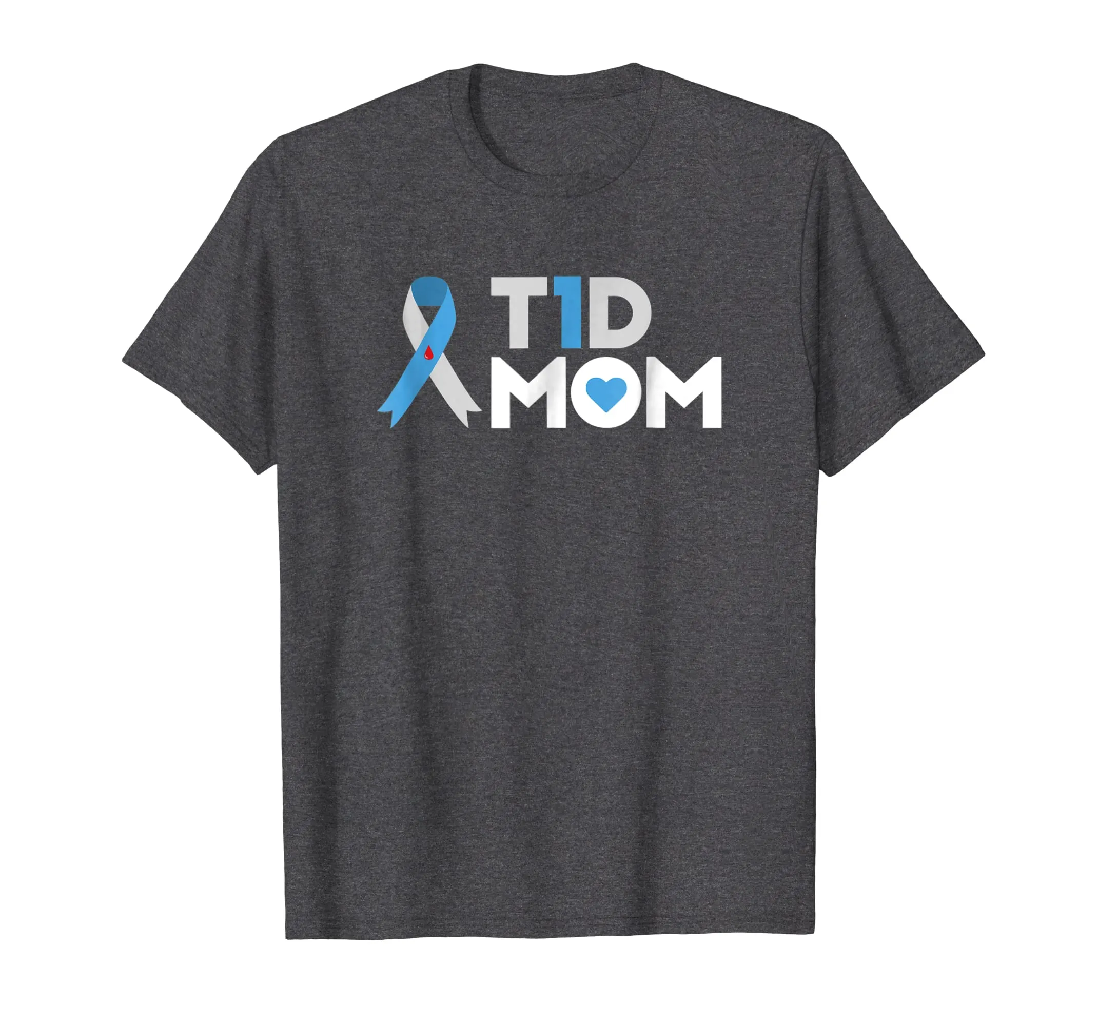 T1D Mom T Shirt Diabetes Awareness Type 1 Insulin Mother