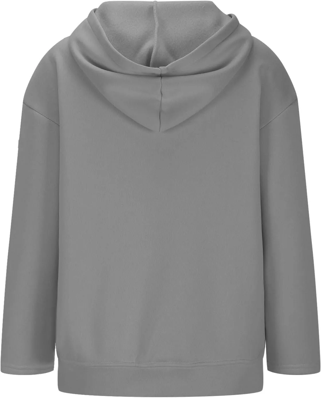 TANGNADE Women Hoodies Full Zip Up Oversized Sweatshirts with Pockets Casual Long Sleeve Thin Hooded Lightweight Jackets