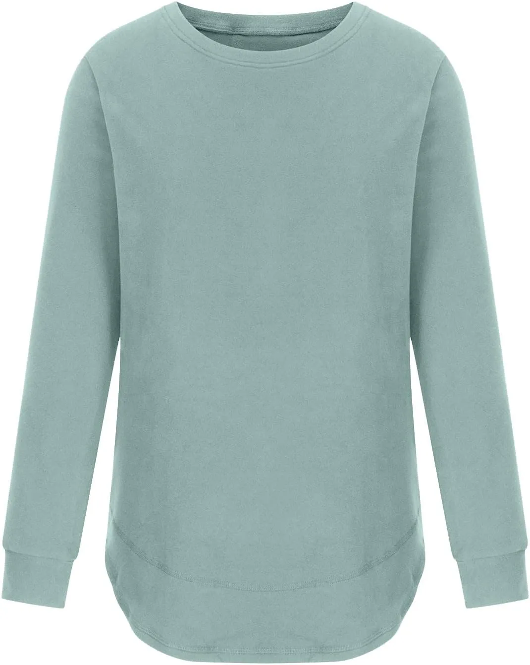 TANGNADE Womens Oversized Sweatshirts Long Sleeve Crewneck Dressy Casual Pullover Lightweight Fall Tunic Tops Blouses