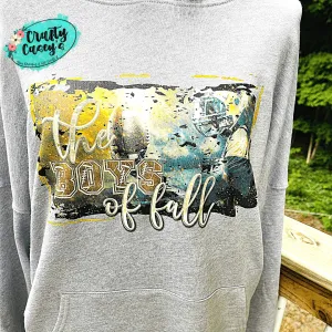 The Boy's Of Fall Graphic Football Unisex Hoodie
