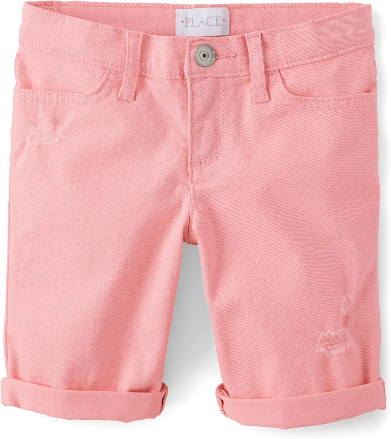 The Children's Place Girls' Solid Skimmer Shorts