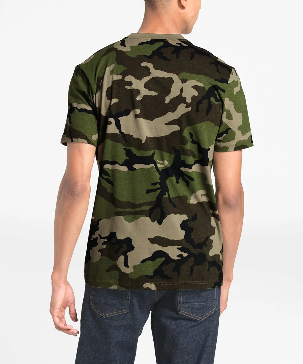 The North Face Men's Short Sleeve Half Dome Camo Tee - Dune Beige Jeffery Camo