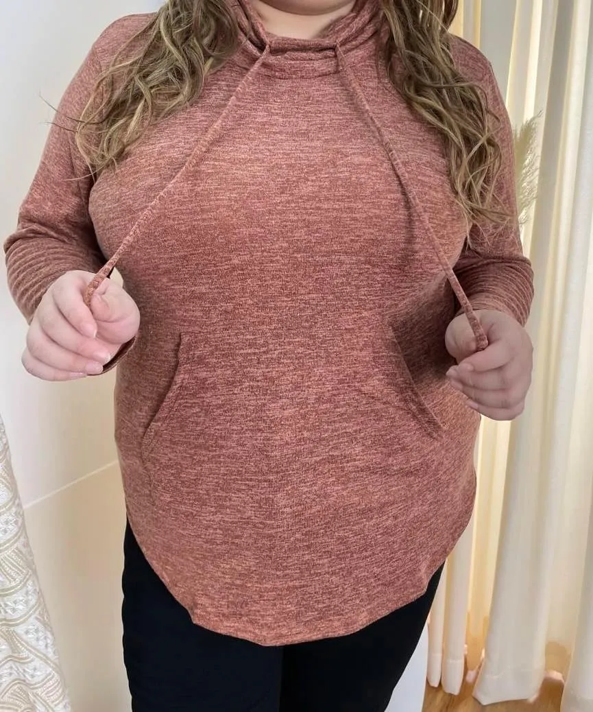 TIYOMI Plus Size Hoodies for Women Color Block Tops Drawstring Hooded Tunic Blouses Pullover T Shirts