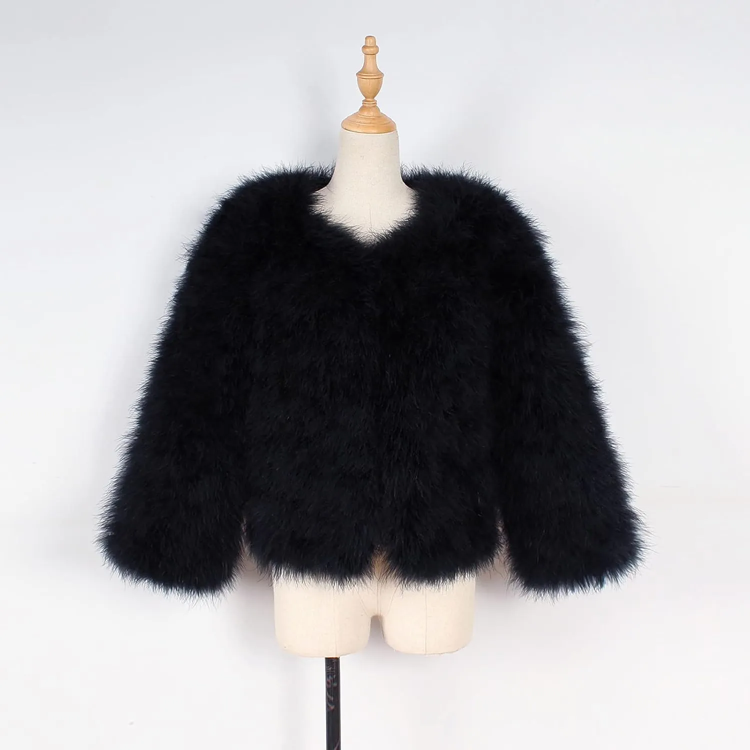 Toddler Girls Faux Fur Jacket Furry Coat Open Front Fur Cardigan Kids Girls Winter Coat Thicken Trendy Shaggy Jacket