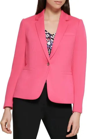 Tommy Hilfiger Women's One Button Blazer Jackets