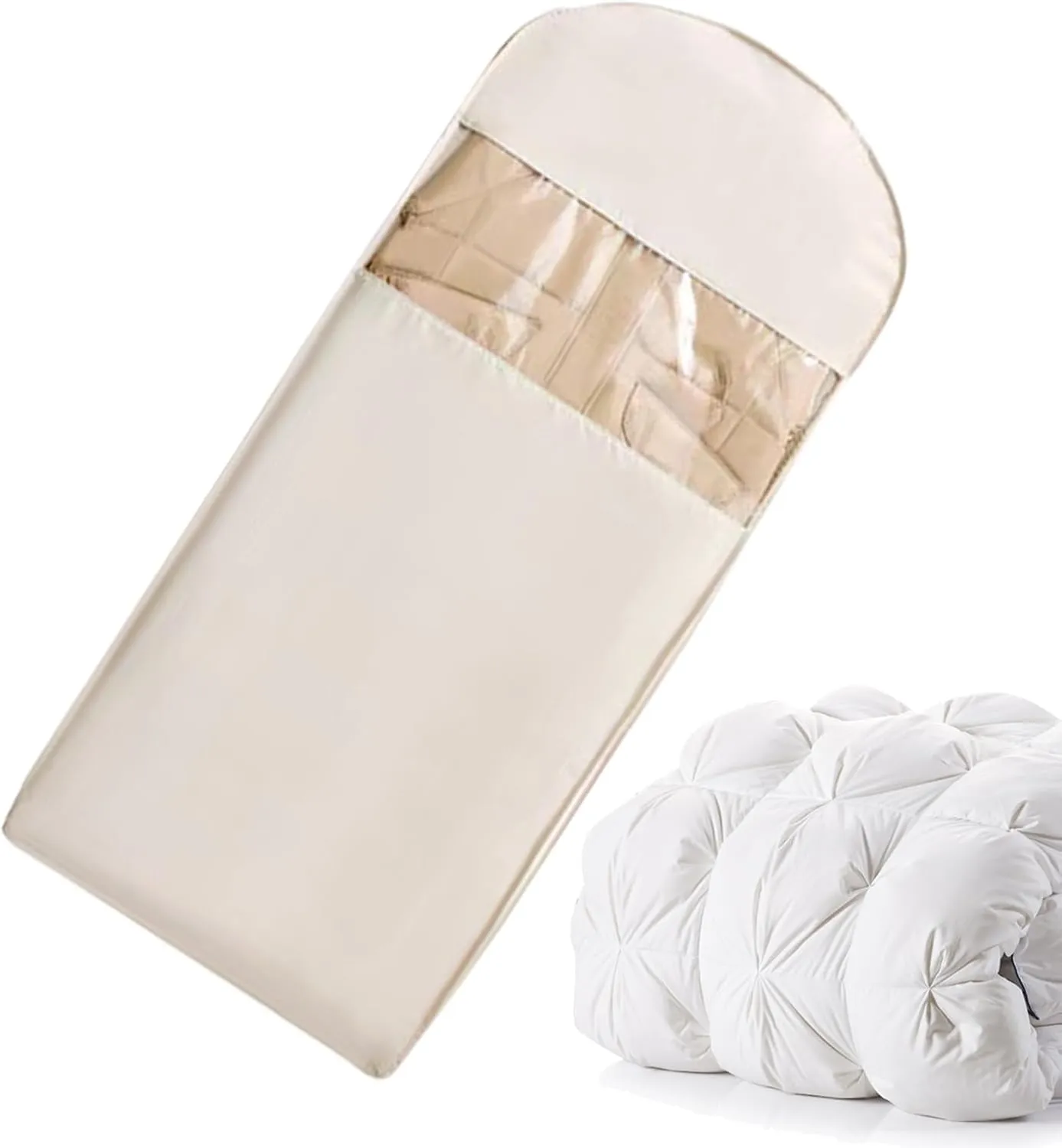 Travel Garment Bag | Clothes Protectant Cover Pouch | Space Saving Dustproof Garment Bag with Compression Zipper for Travel Moving Airplane Closet