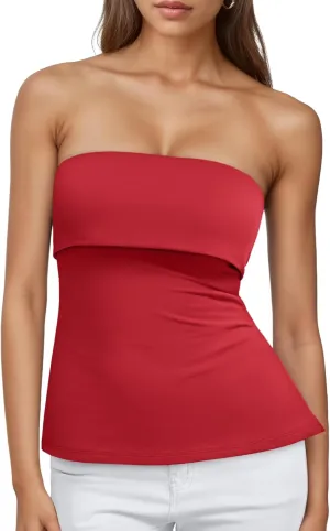 Trendy Queen Going Out Tops for Women Summer Spring Tube Tops Cute Off The Shoulder Backless Corset Teen Girls Y2k Clothes