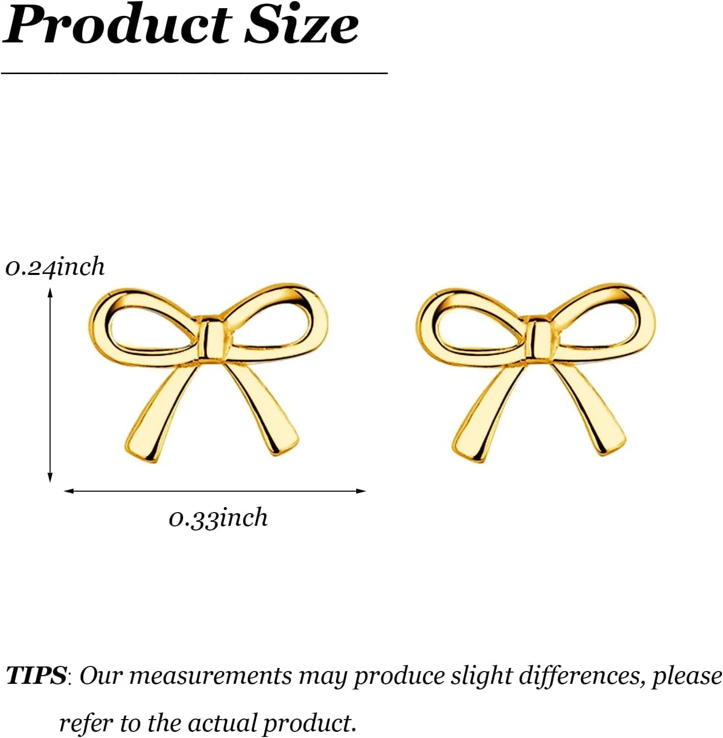 Trendy Small Ribbon Stud Earrings - Dainty Bow Tie Earrings for Women - Jewelry Gift