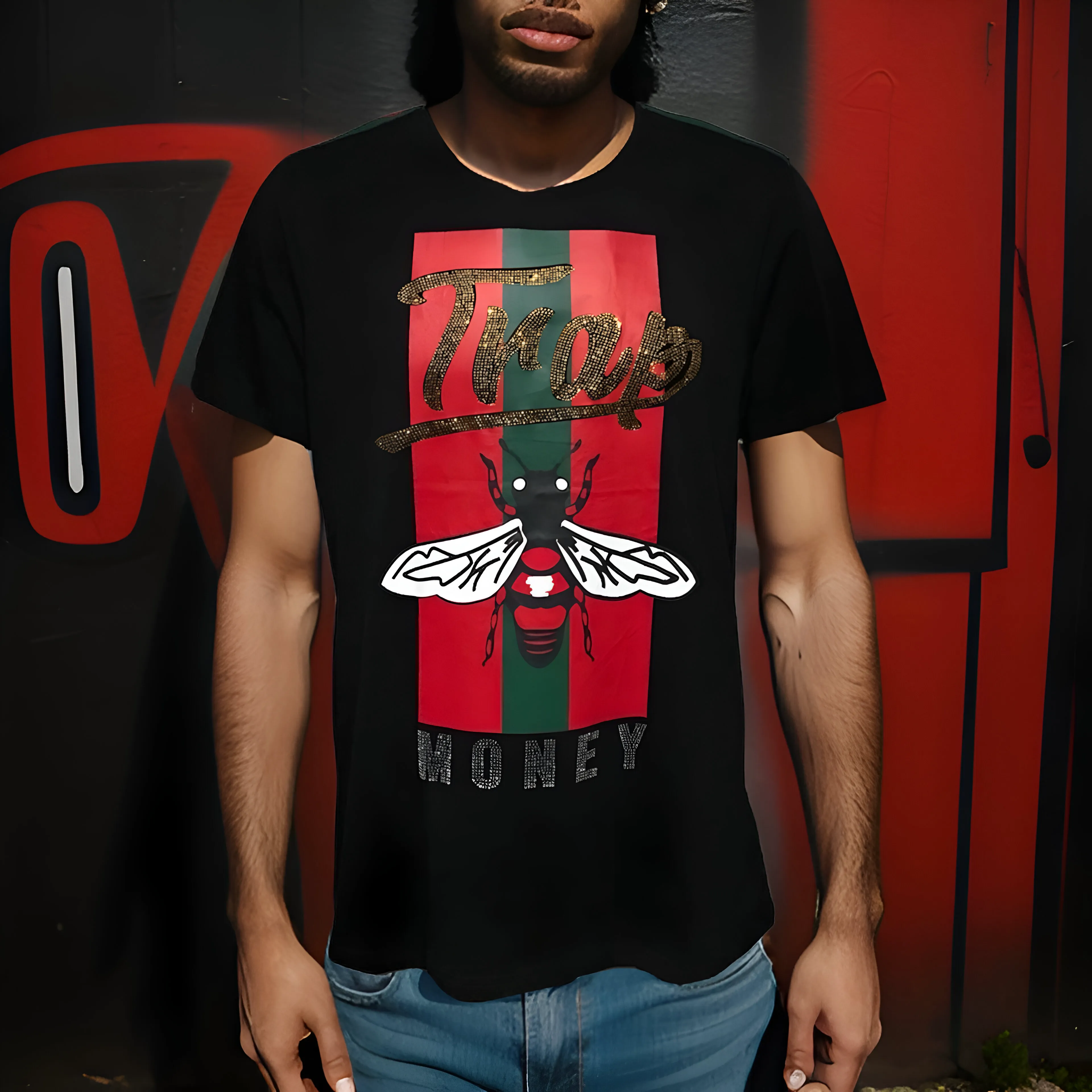 ^UCXX^ (BLACK) ~TRAP MONEY~ SHORT SLEEVE T-SHIRTS